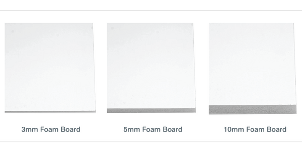 3mm vs 5mm vs 10mm Foam Board: Which Thickness Is Best for Mounting Your Prints?
