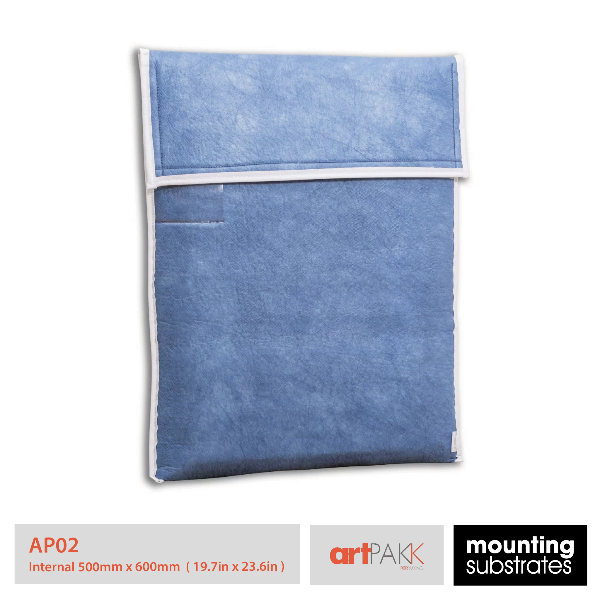 ArtPakk AP02 protective art bag for artwork protection, size 500mm x 600mm