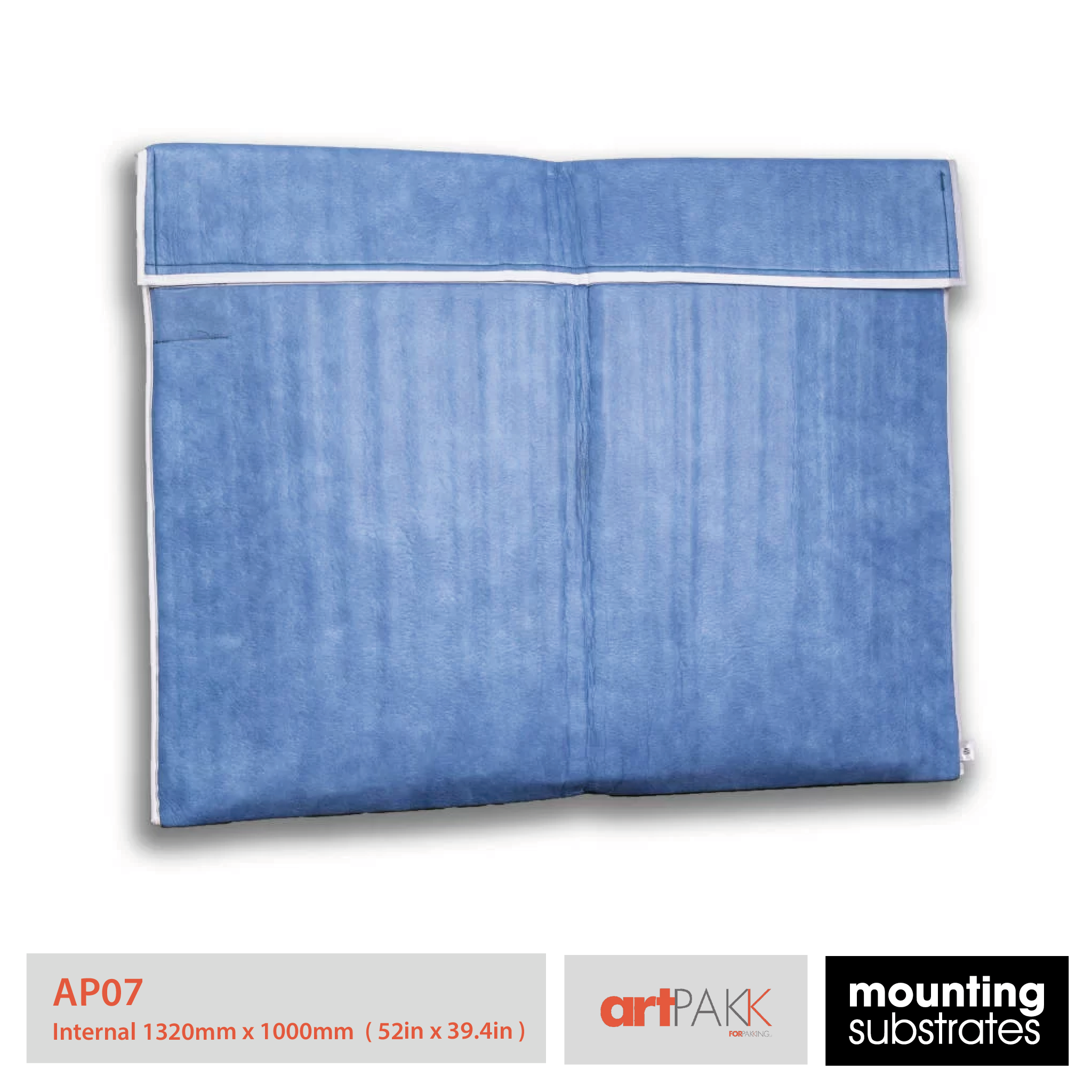 ArtPakk AP07 protective art bag for large paintings, size 1320mm x 1000mm