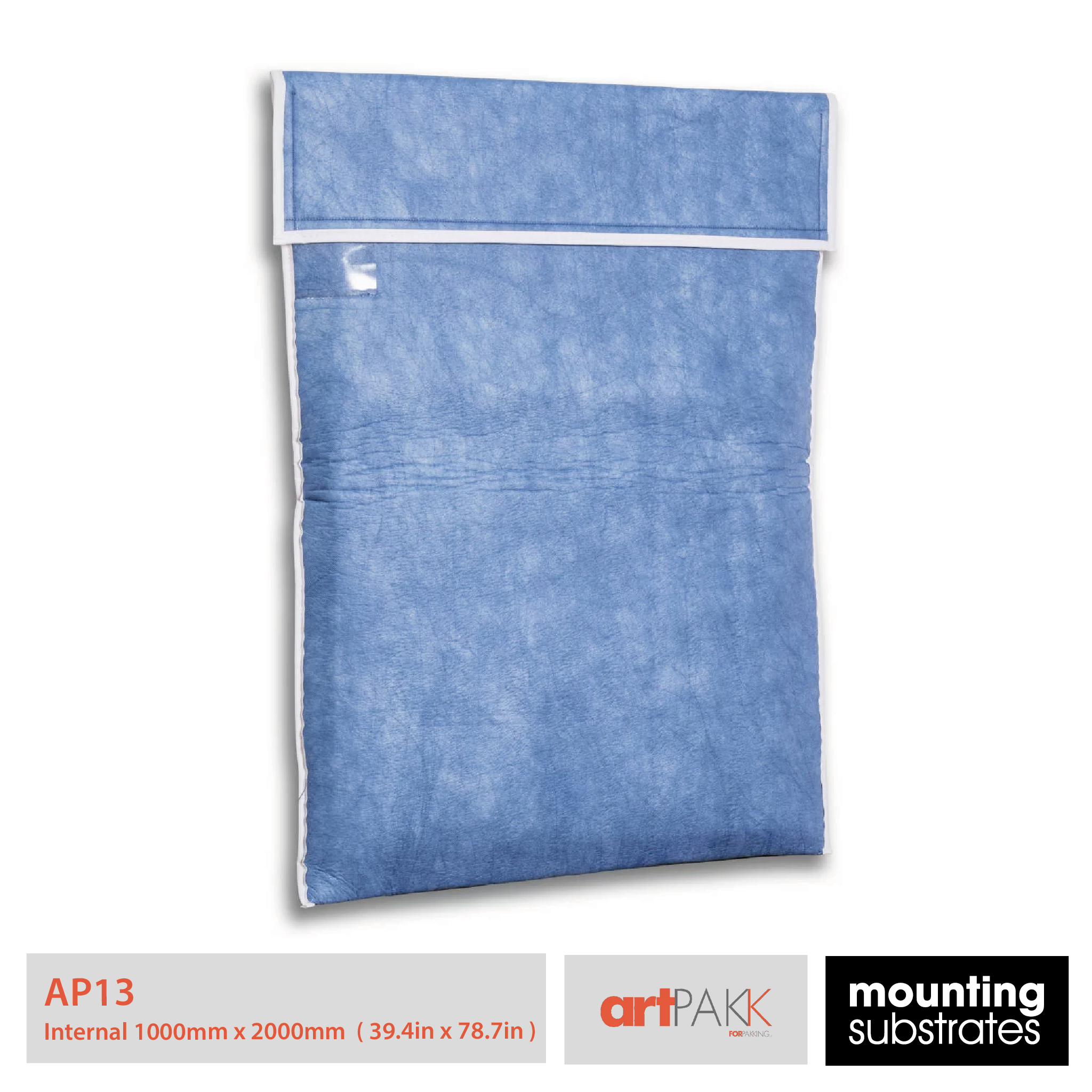 ArtPakk AP13 protective art bag for large artworks, size 1000mm x 2000mm