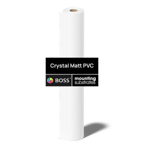 Boss Crystal Matt PVC  80mic & 100mic.
