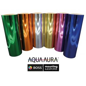 Aqua Aura Digital Foil Rolls by Boss & Vivid Laminates