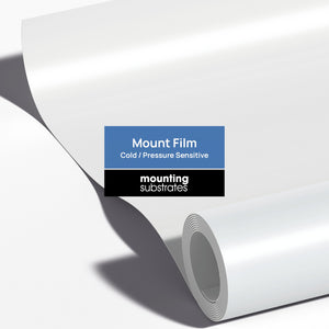 Cold Mounting Films including Optically Clear