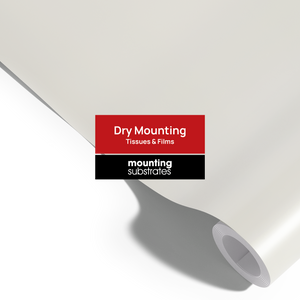An image of a dry mounting tissue or dry mount film unrolled.