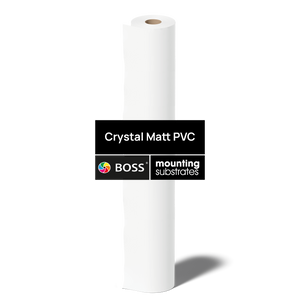 Boss Crystal Matt PVC  80mic & 100mic.